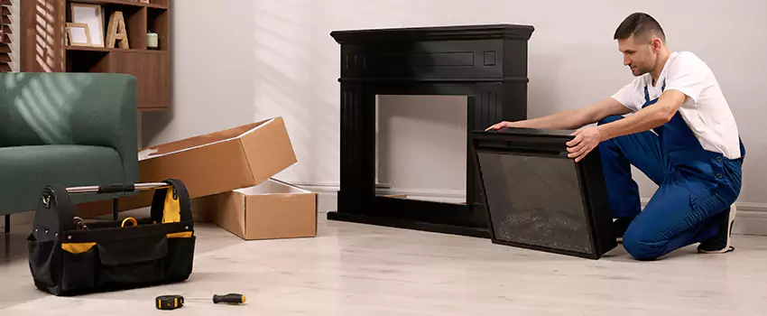 Old Rusted Metal Fireplace Repair And Replacement in Homer Glen, IL
