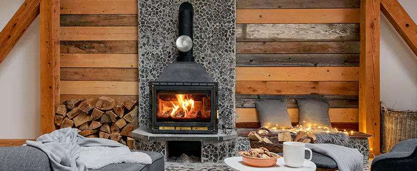 Thelin Hearth Products Direct Vent Gas Stove Fireplace Inspection in Homer Glen, Illinois